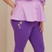 NWT-Torrid/Disney’s Tangled crop skinny bengaline mid rise pants capri size 2X