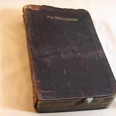 Antique 1890 Swedish Bible New Testament