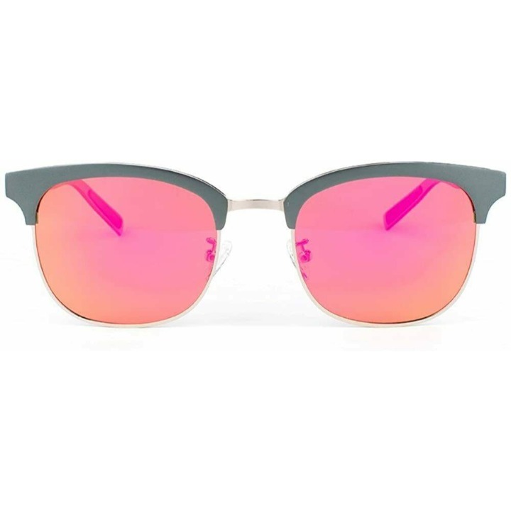 Grey Aluminum Square Sunglasses