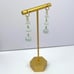 Elegant Cat's Eye Stone Dangle Drop Earrings