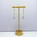 Elegant Cat's Eye Stone Dangle Drop Earrings