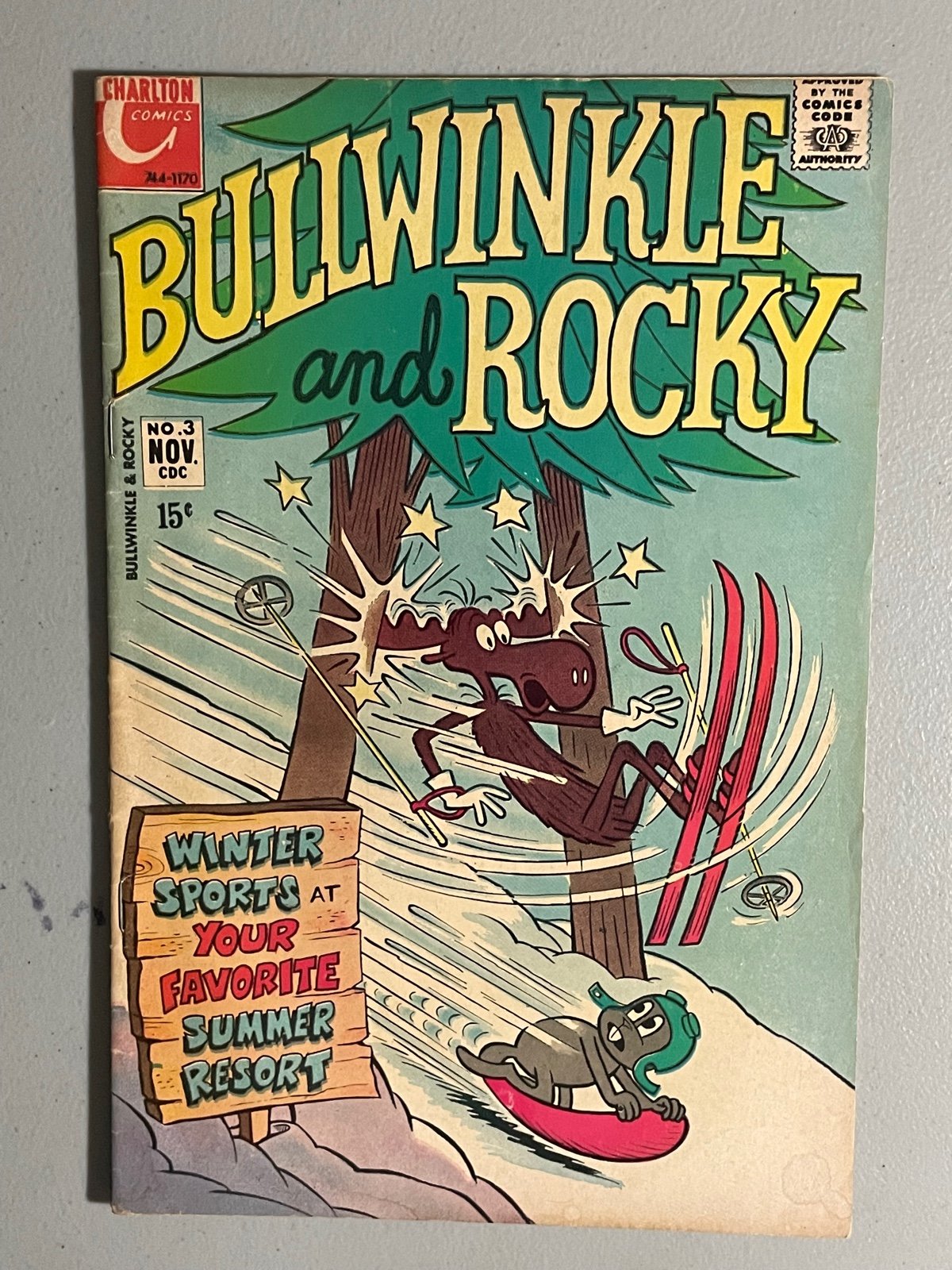 Bullwinkle and Rocky # 3 (Charlton Comics, 1970)