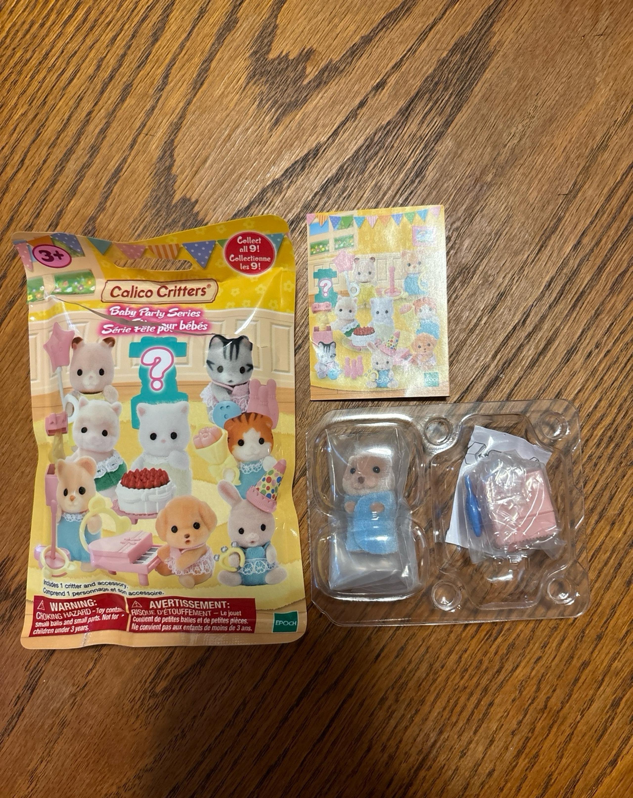 Calico critters baby party series secret critter