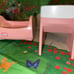 Little Tikes highchair @ cradle dollhous