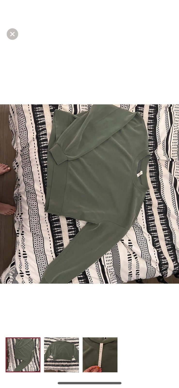 Lululemon crop sweater