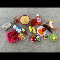 Reserved doll food
