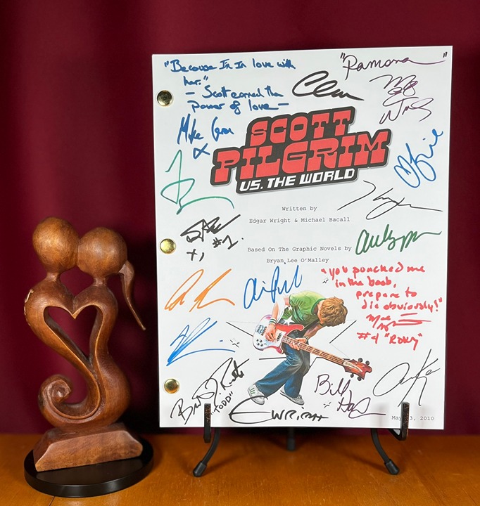 Scott Pilgrim vs. The World Script Signed- Autograph Reprints- 140 Pages
