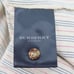 Burberry Womens 12 Beige Vertical Stripe Collared Button Front Blouse Shirt Top