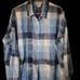 Vintage SIDE SADDLE Western Horse Pearl Snap Shirt Check Sz 3X Plus