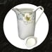 P.V. Vessra Antique Porcelain Floral w Gold Accents Lidded Pot Pitcher Germany