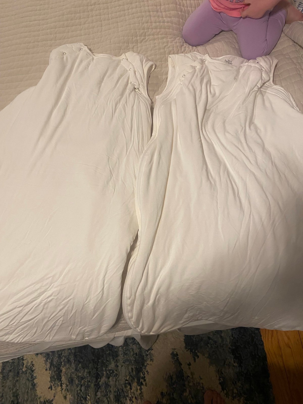 Two KicKee Fluffle Sleep Sacks