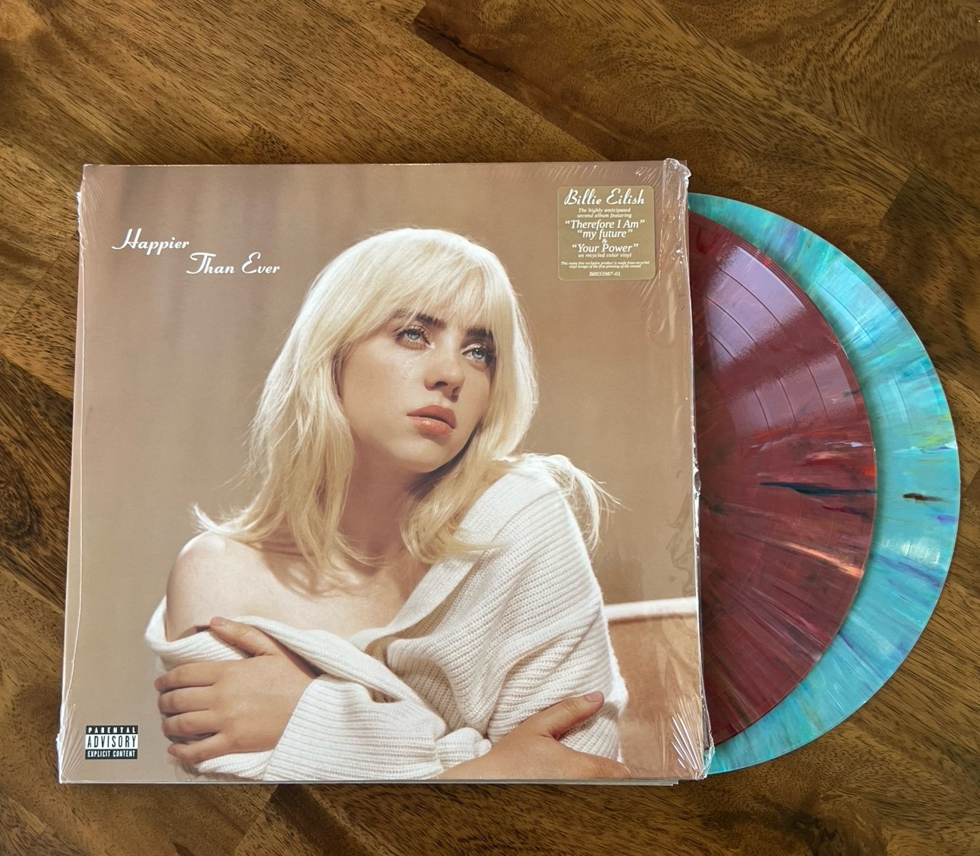 Billie Eilish Happier Than Ever Eco Recycled Vinyl