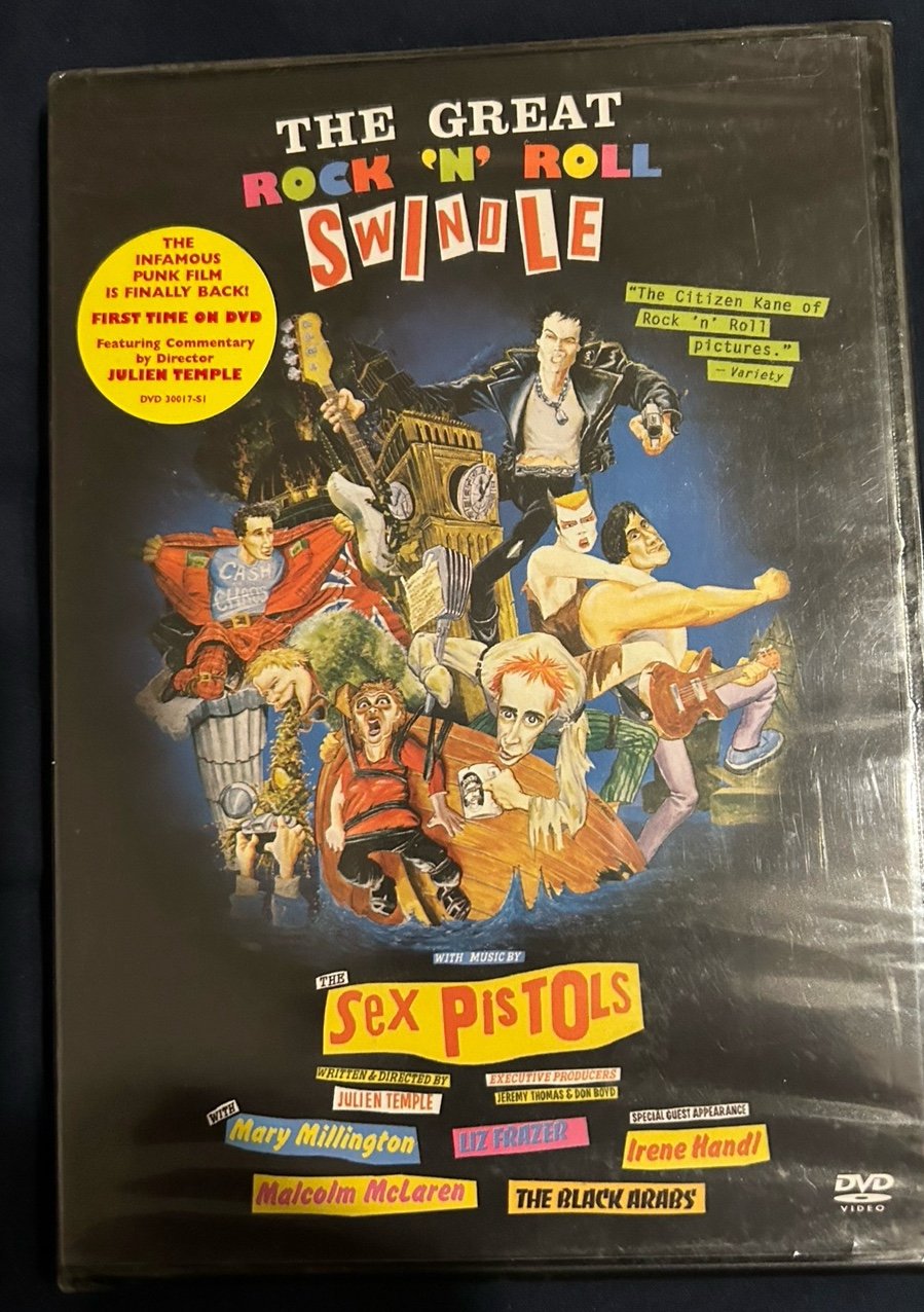 Sex Pistols The Great Rock ‘N’ Roll Swindle DVD New