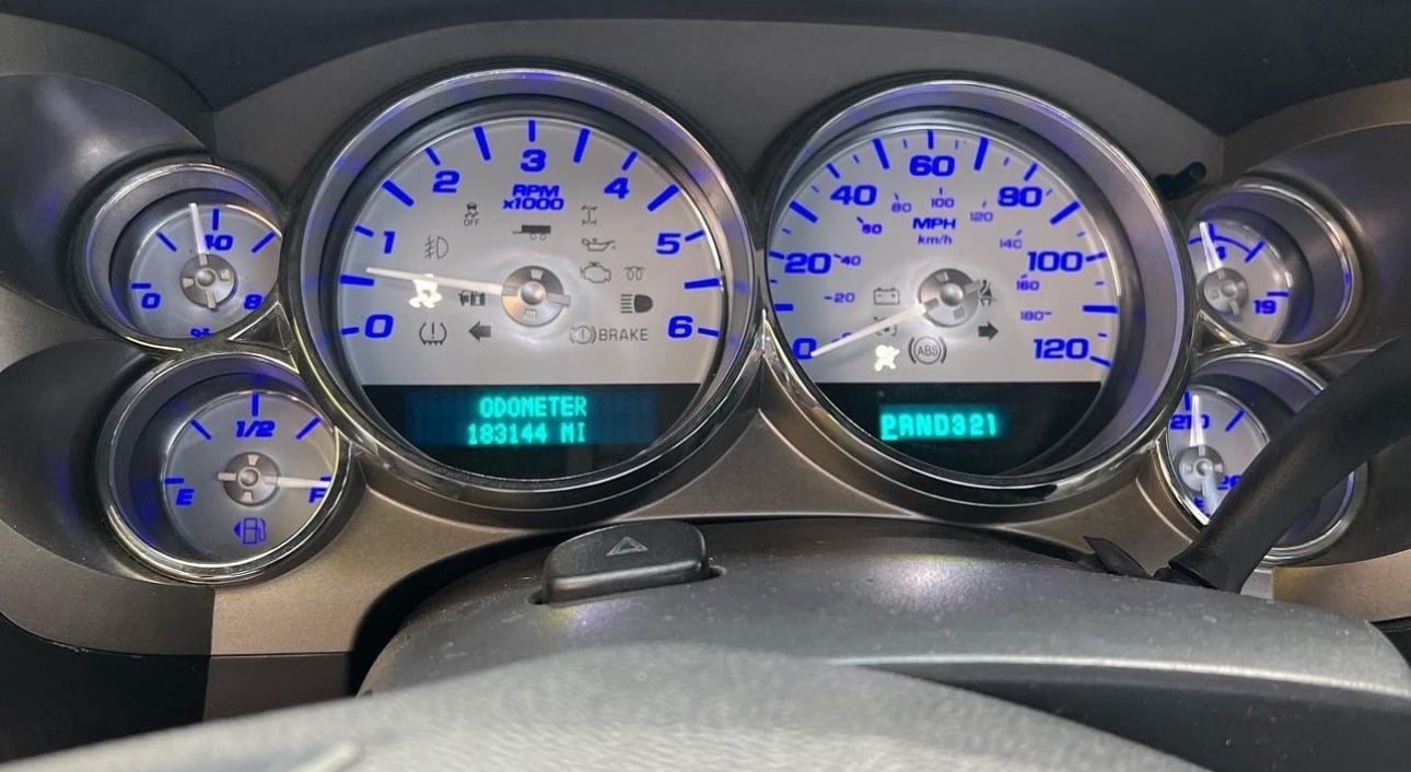 Cluster for 07-13 chevy gmc