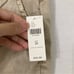 New Anthropologie Chino Beige/Cream Acid Wash Slim Ankle Jeans size 28