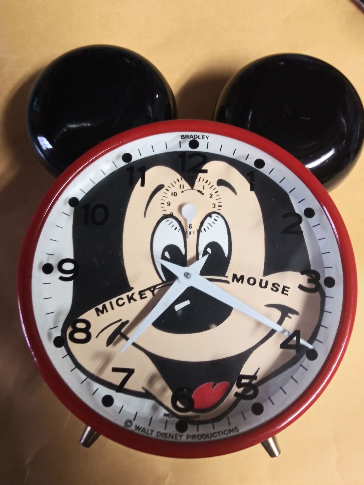 Vintage Mickey Mouse Clock Disney 1979