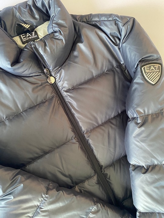 Emporio Armani EA7 Black Down Jacket