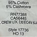 J.Crew Mens Pullover Sweater Gray Cotton Blend V Neck Long Sleeve Tight-Knit S