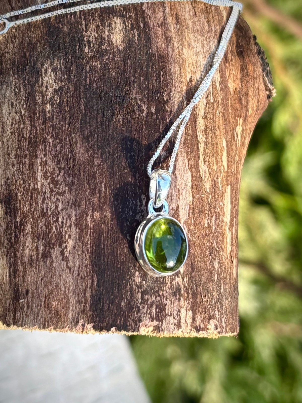 Green Tourmaline Necklace