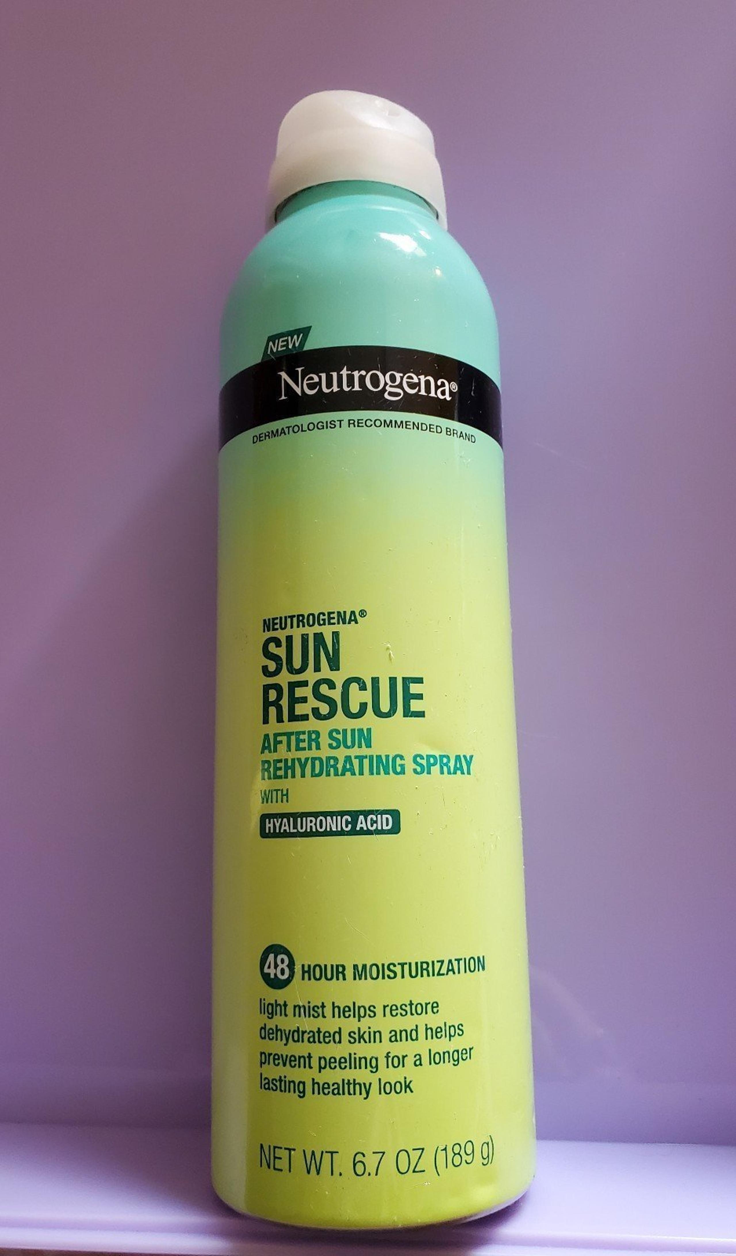 Neutrogena Sun Rescue After Sun Rehydrating Spray with Hyaluronic Acid New Full