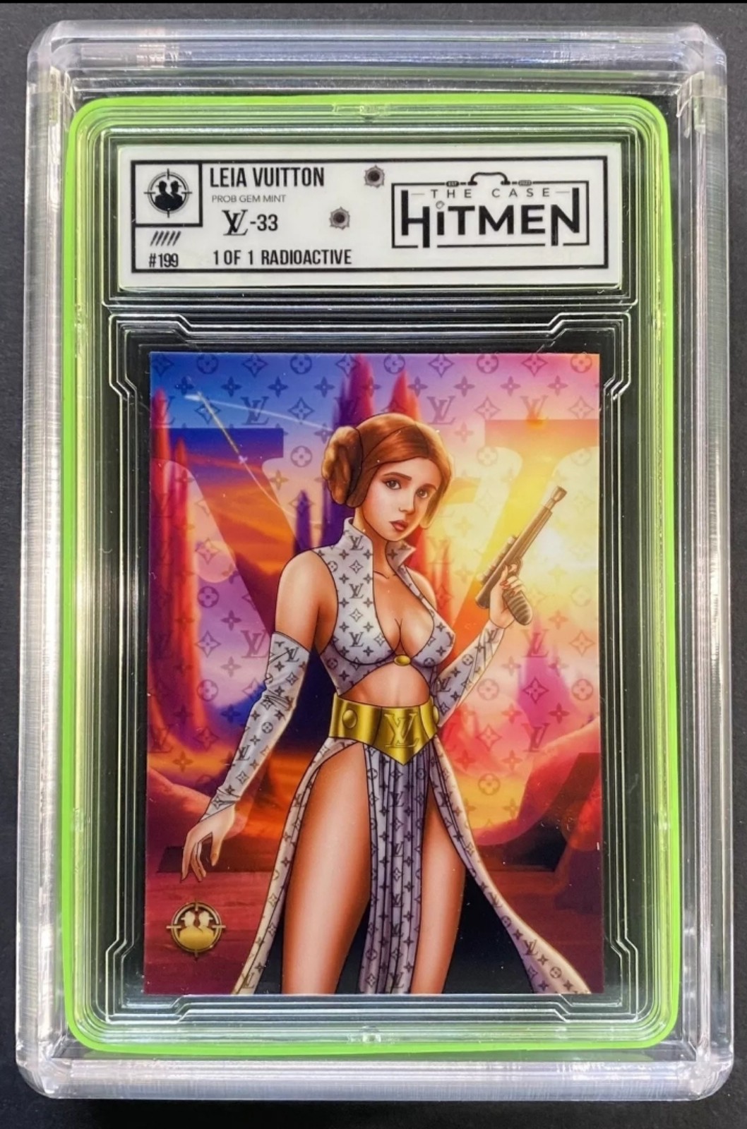 Case Hitmen Star Wars Princess Leia Vuitton 1/1 Radioactive Variation