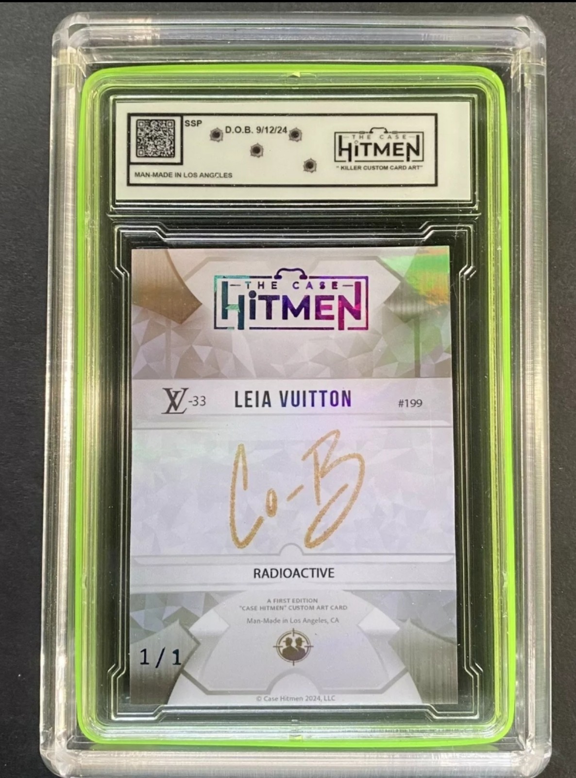 Case Hitmen Star Wars Princess Leia Vuitton 1/1 Radioactive Variation - detail