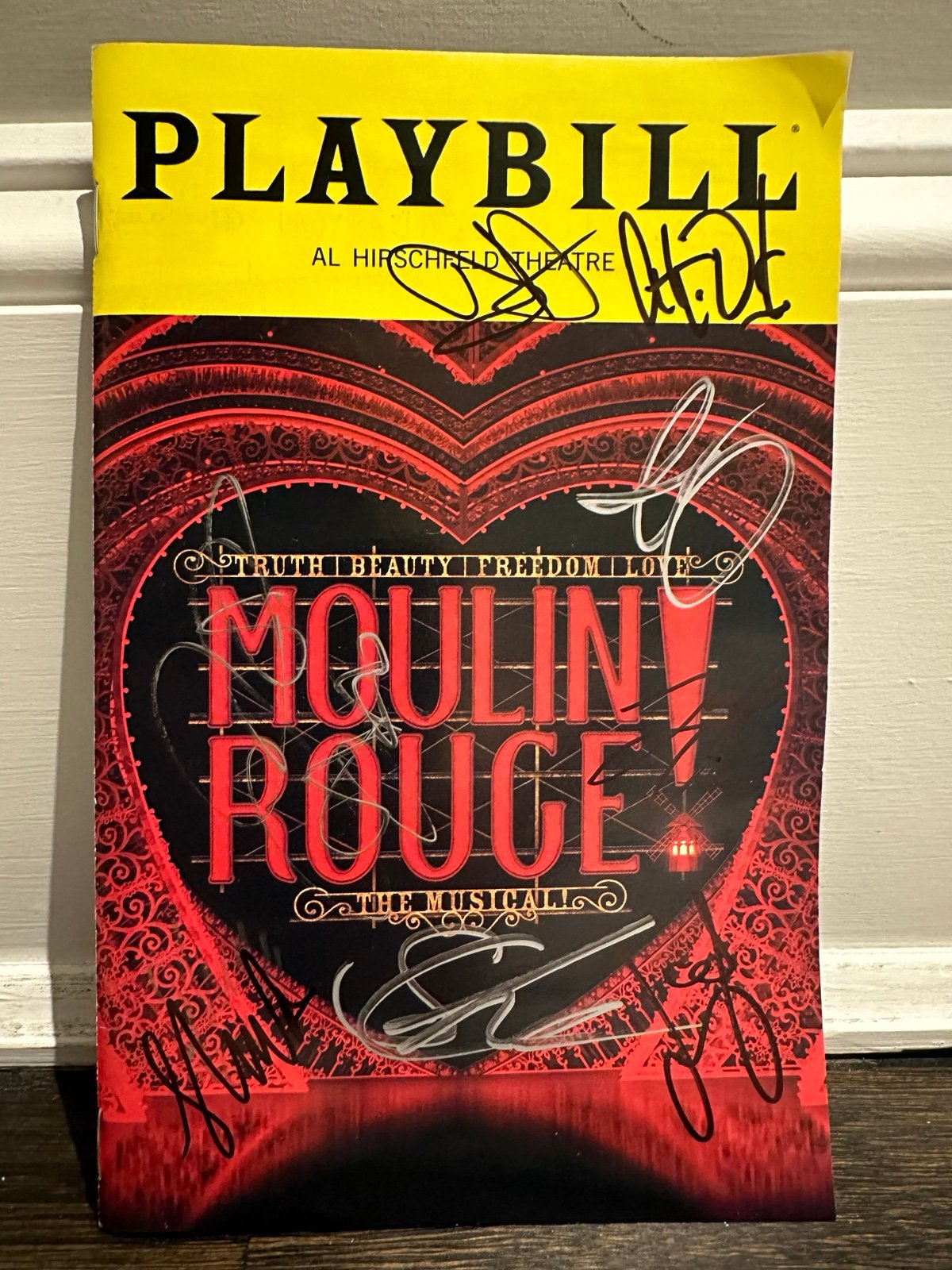 Moulin Rouge Signed Broadway Playbill
