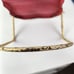 Vintage Amsco Red Doll Metal Lawn Furniture Set of Two Chairs