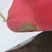 Vintage Amsco Red Doll Metal Lawn Furniture Set of Two Chairs