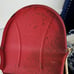 Vintage Amsco Red Doll Metal Lawn Furniture Set of Two Chairs