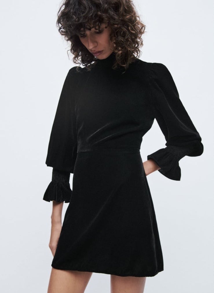 VELVET MINI DRESS