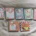 Random korean memo sheets set 200 sheets stationery