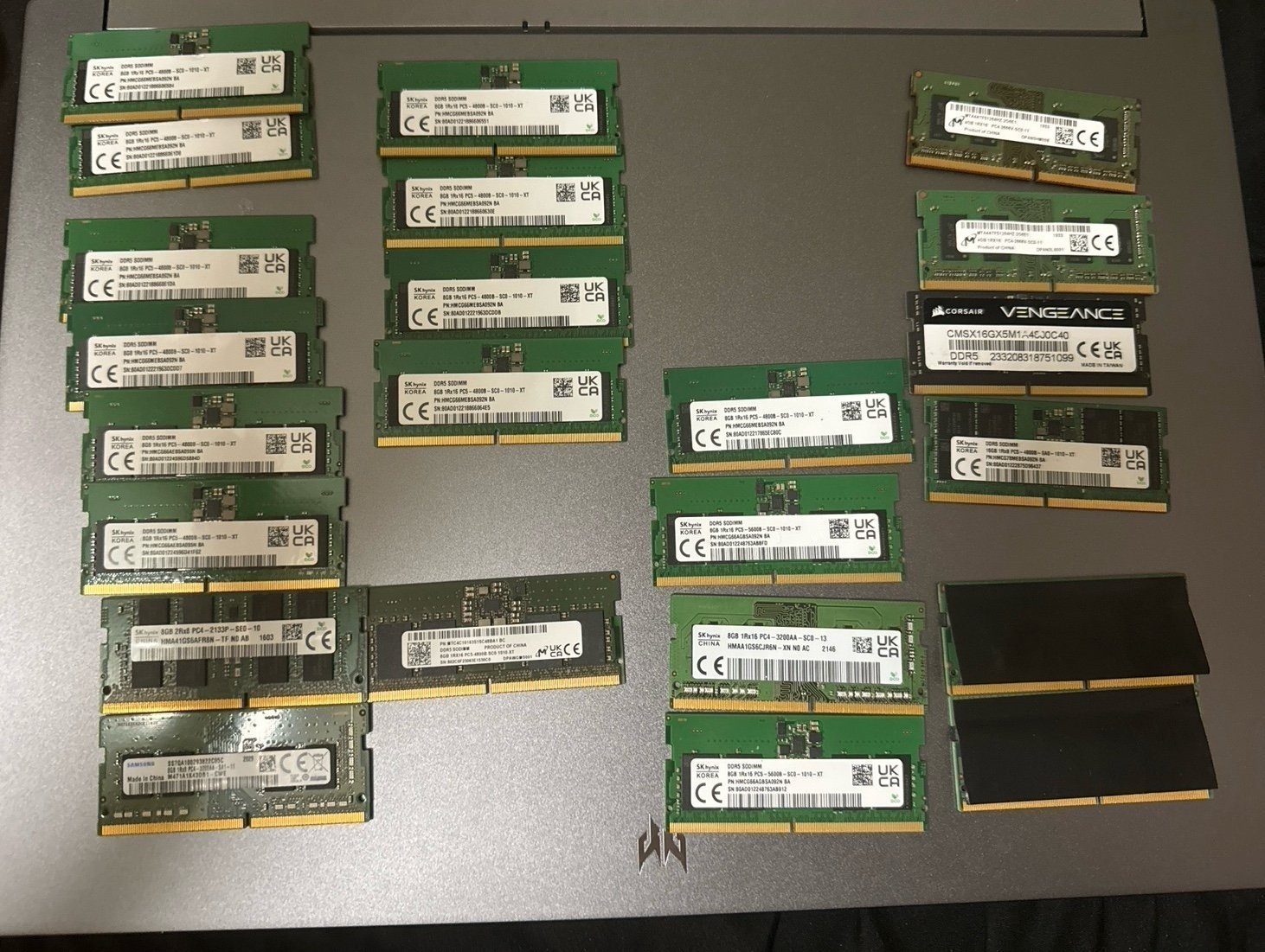 DDR5 Sodimm Ram lot