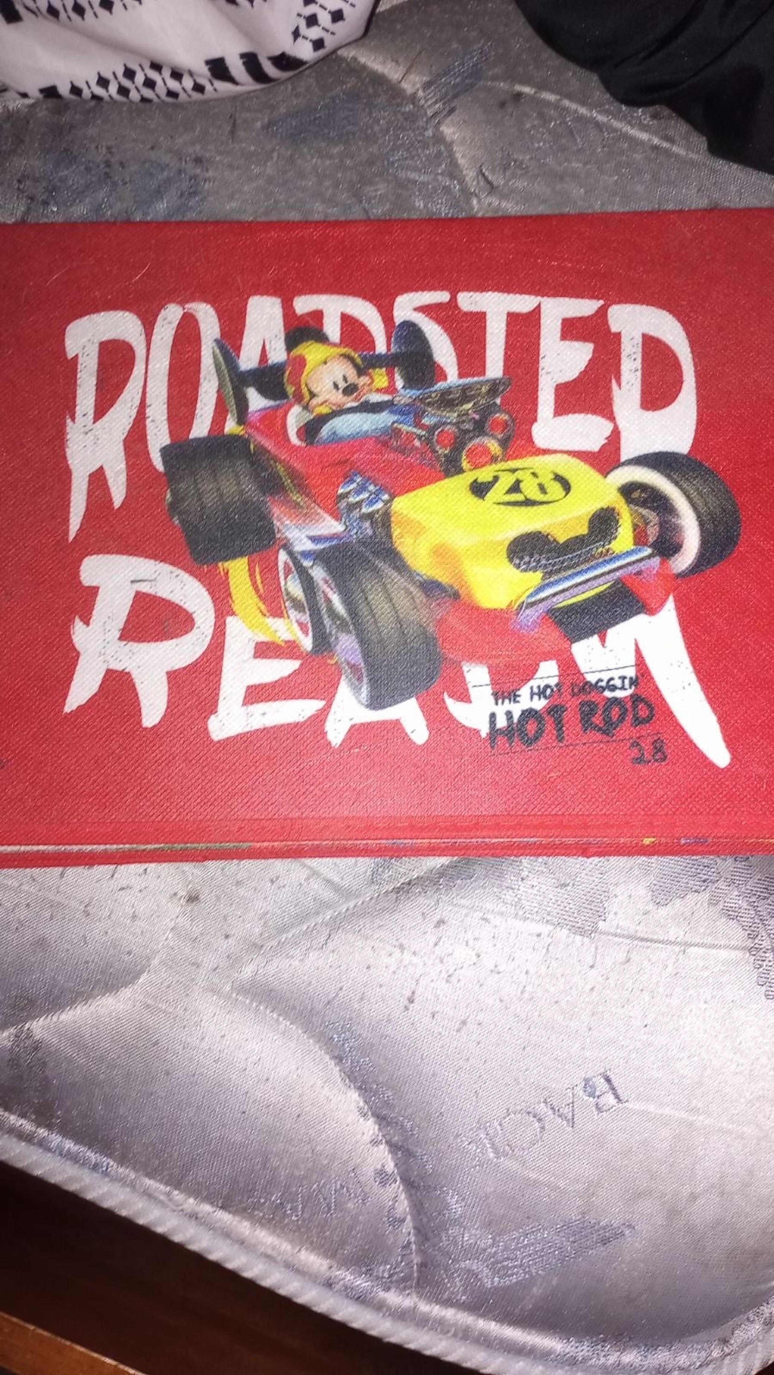 Mickey mouse toy box with a play mat