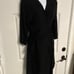 10- POSH PEANUT Black Ribbed VISCOSE from BAMBOO Robe