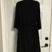 10- POSH PEANUT Black Ribbed VISCOSE from BAMBOO Robe