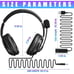 ElloGear EG15 Stereo Gaming Headset for PS4, PC, Xbox One PS5 Controller New,Box
