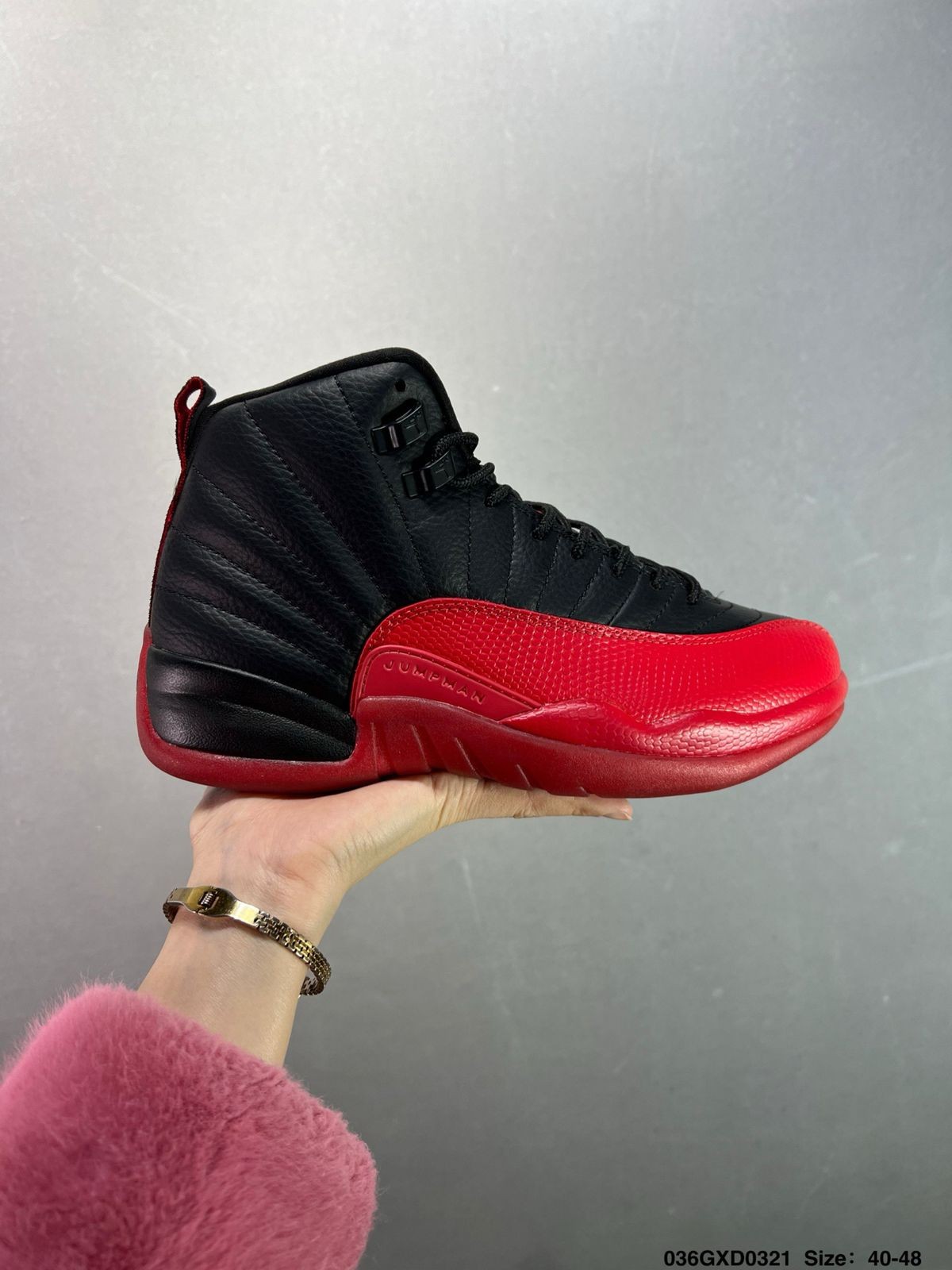 Jordan 12 retro black/red