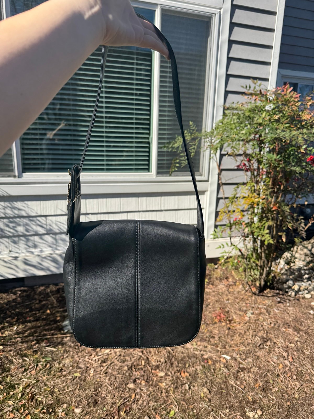 【日本製】 Vintage Coach Flatiron Flap Shoulder Bags バッグ