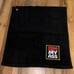 KISS Golf Towels Embroidered Black
