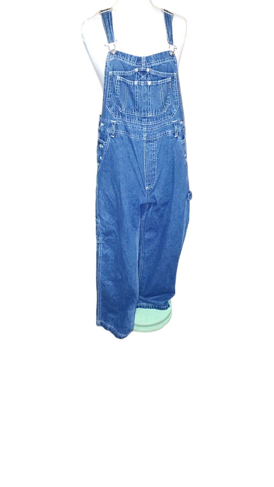 Jordache Jeans M 7-9 Woman Denim Blue Coveralls Overalls Carpenter 90s Y2k Pants