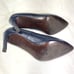 Cole Haan Grand OS Pumps Size 7 Navy Blue Leather Heels Stiletto Pointy Shoe