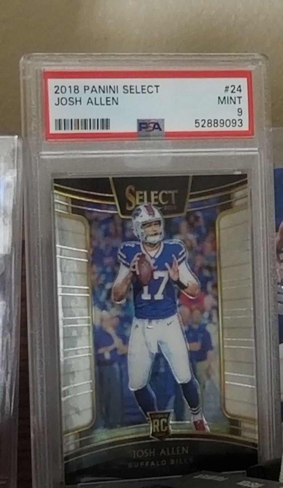 Rookie Josh Allen select PSA 9
