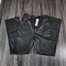 Steve Madden woman's Loren black faux leather size 25. 5 pocket pants belt loops