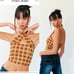 Nwot with jean tulip top cher plaid xs