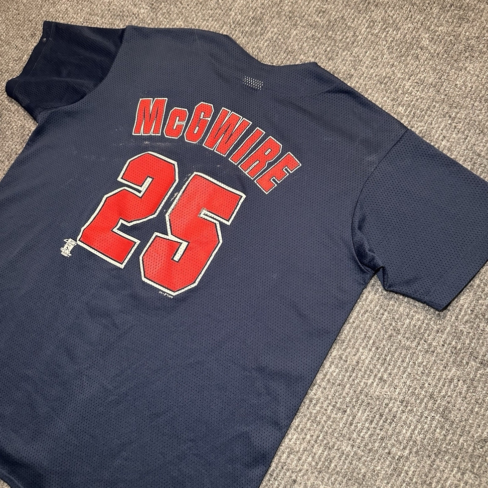 Mark McGwire #25 St. Louis Cardinals 1999 Vintage MLB True Fan Jersey Adult XL