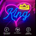 King Neon LED Sign - Dimmable, USB-Powered--NEW
