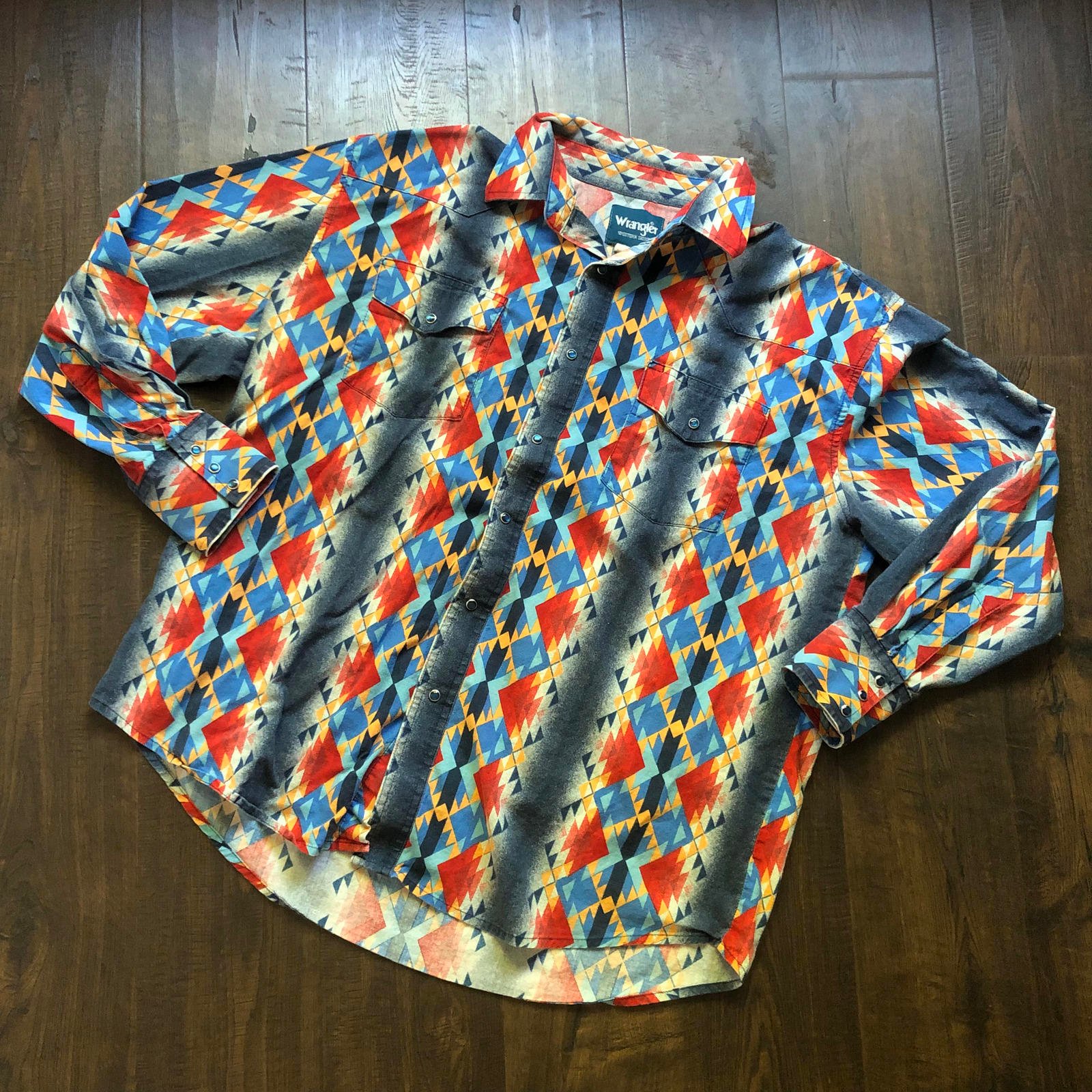 Vintage Wrangler Pearl Snap Shirt