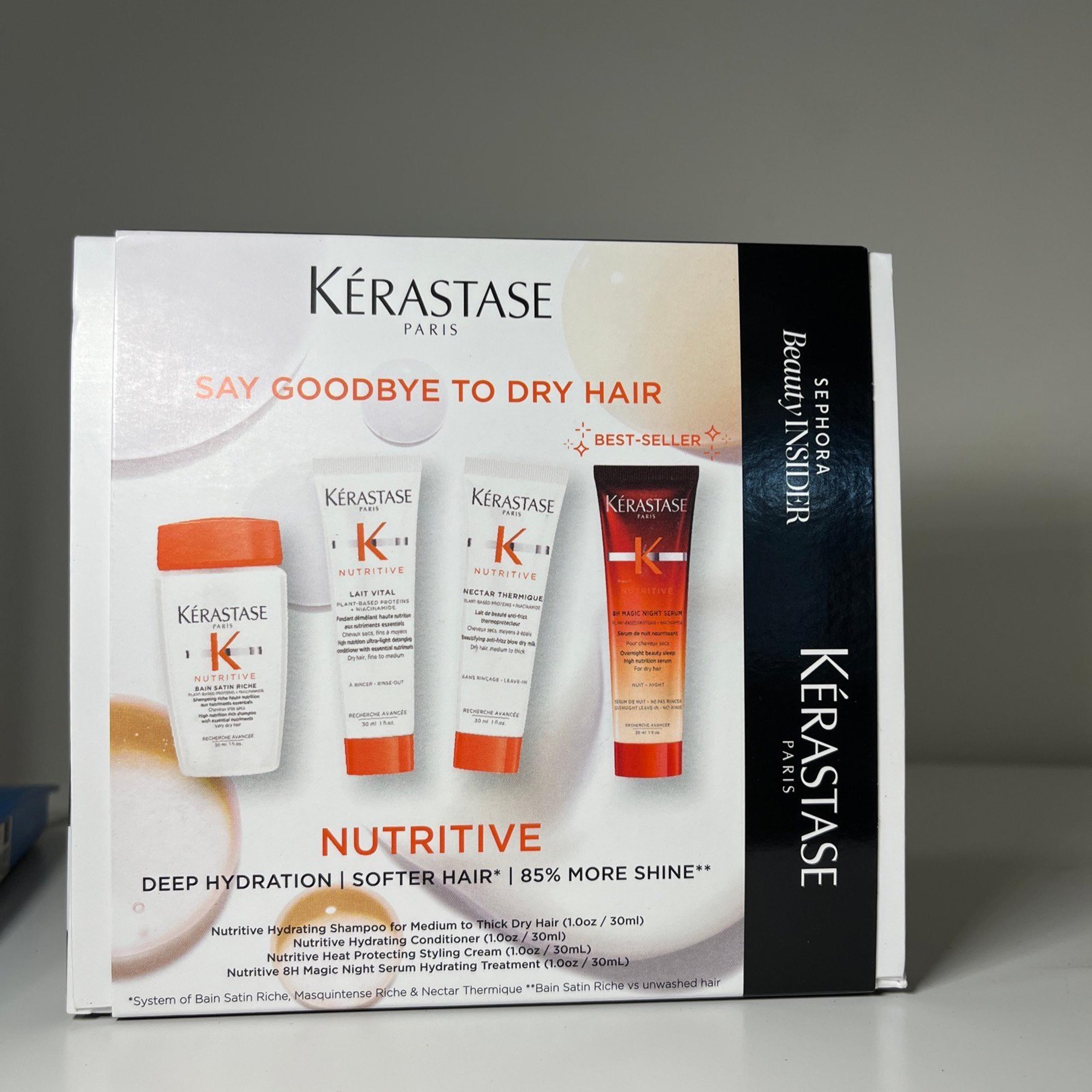 Kerastase nutritive say goodbye to dry hair travel set