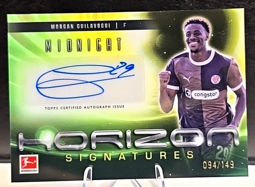 Morgan Guilavogui 2024-25 Topps Midnight Auto /149 Horizon FC St. Pauli